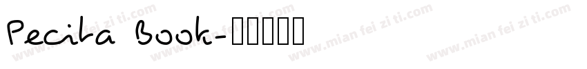 Pecita Book字体转换